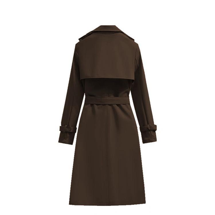 Frühling/Herbst 2025 Damen Koreanischer Stil Mittellange Lässige Windbreakerjacke
