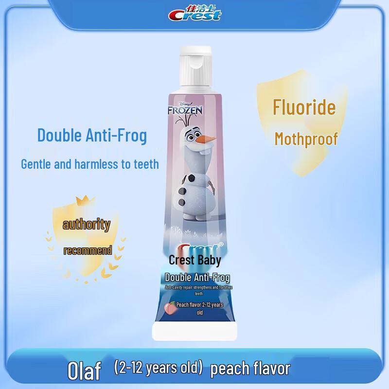 

Crest Kids Dual-Effect Anti-Cavity Fluoride Toothpaste - Peach 90g