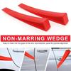 Red Car Window Dent Repair Plastic Repair Hand Tools Car Universal Crowbar Enlarger Door Recess Body Window Door Wedge Remove