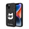 Karl Lagerfeld Nft Glitter Choupette Patch - Etui Iphone 14 Plus (Czarny)
