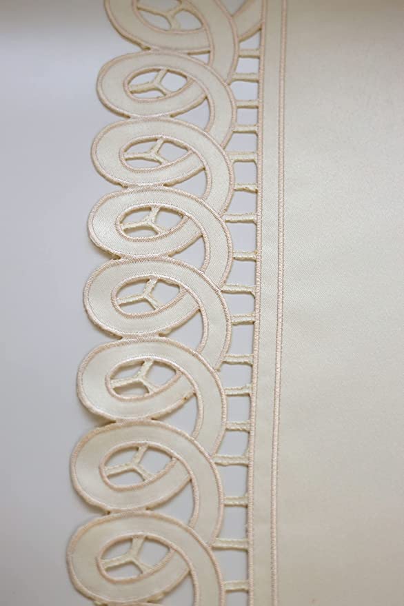 Alps Klavierabdeckung Spitze Beige 200cm x 70cm (Ausschnitt-Typ) CL-24 ca.