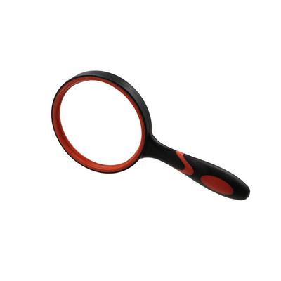 Portable Rubber Handle Optical Magnifier 10X Magnifying Glass Eye Loupe Glass Handheld Magnifier