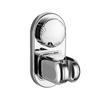 A Galvanized Perforated Shower Support Shower Accessories Shower Head Fixed Adhesive Card Base Adjustable Flower Holder