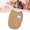 Dog Plush Vest Soft Comfortable Breathable Dog Warm Plush Sweater Jacket Clothes for Daily Outdoor Light Brown L