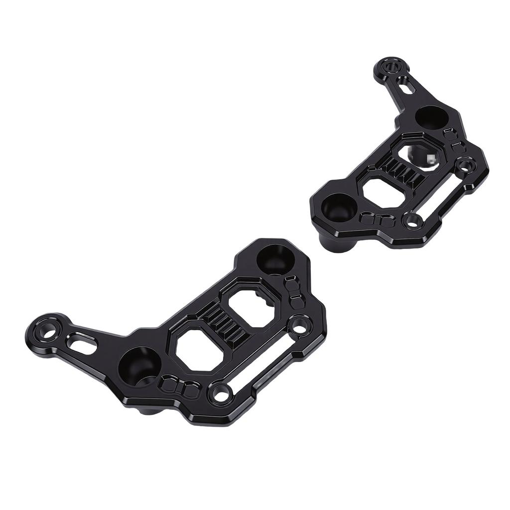 2 Stück Dual-Lichtleisten-Motorhauben-Montagehalterungen Ersatz für JL JLU 4xe JT 2018-2025 Nebelscheinwerferhalterung