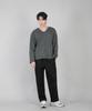 Seinteukeulu Plain Tapered Cotton Pants Rtp-380 Black