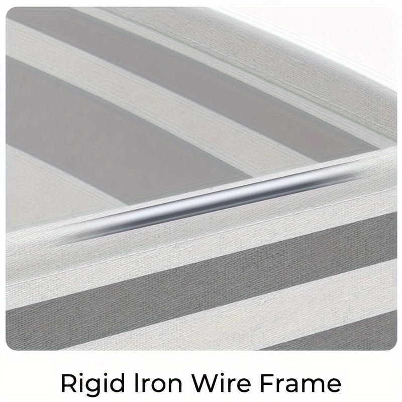 1PC Grey Large Capacity Waterproof Cotton Linen Dirty Clothes Basket Simplified Clothes Sundrie Storage Box Foldable Storage Bag