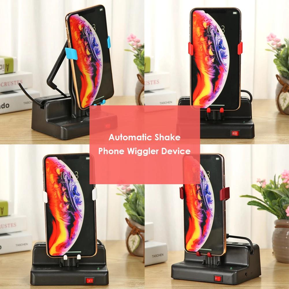 Houpátko na telefon Automatický pohyb třesení Kartáč na kroky Bezpečnostní viklátor s USB kabelem Automatické třesátko na telefon Denní sportovní cíle