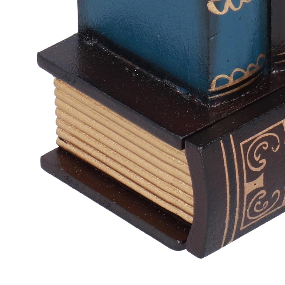 Dark Brown Desktop Stationery Organizer 5.91 X 5.31 X 2.56in Pen Storage Cup Bedroom
