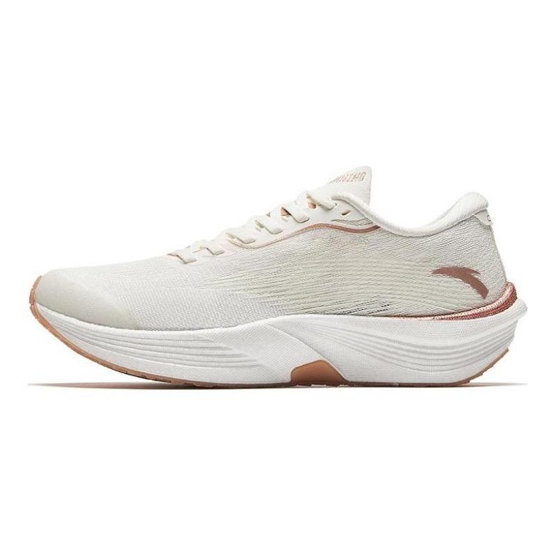 Anta Women Nitro Tech Carbon Plate Low Running Shoes White 122455564-6 38