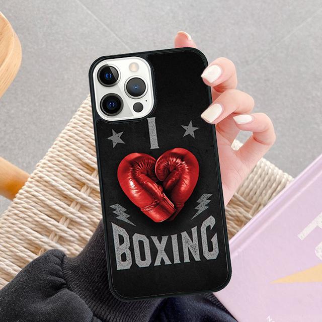 Boxing Gloves Phone Case For Apple Pro Max Plus Coque For iPhone 17 Air 13 12 14 15 16 Cover