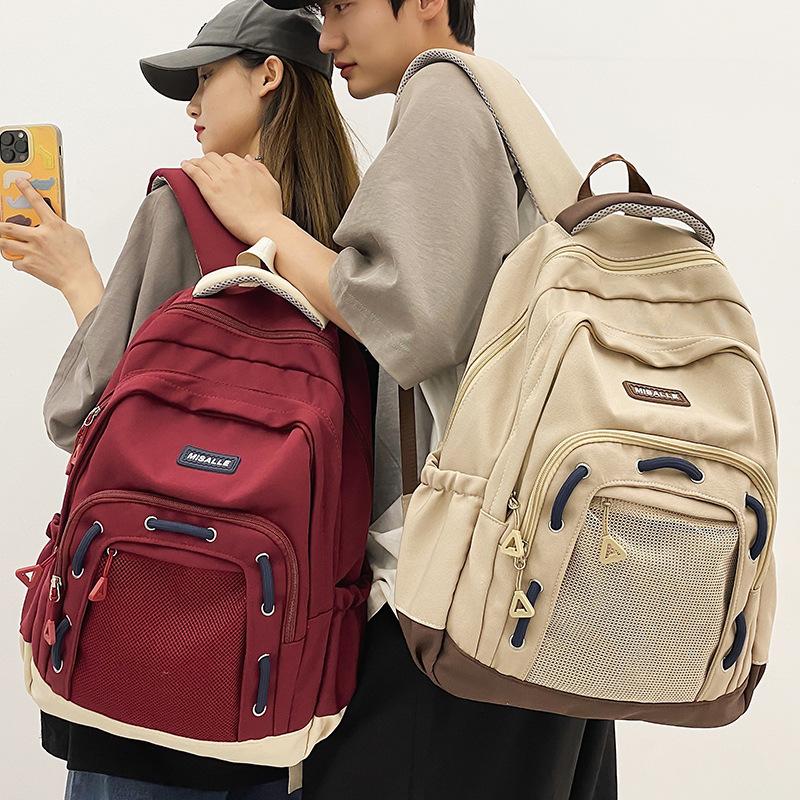 School bag for girls, junior high school students, middle school students, high-quality fashion men's models, college studentss