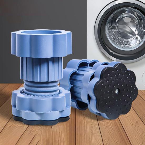 4/8Pcs Washing Machine Universal Heightening Pads Washer Dryer Leveling Stand Easy To Install Noise Reduction Anti-Vibration Riser Pads
