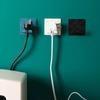 Plugg Ledning Sokkel Holder Krok Plugg Kabel Organizer for Stue Arbeidsrom Kjøkken Toalett Vaskerom Kontorpult Strøm USB Kroker