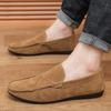 Men's Casual Shoes Suede Loafers New Low Top Sneakers Comfortable Mens Driving Shoes Moccasins Luxury Slip-on Men Shoes