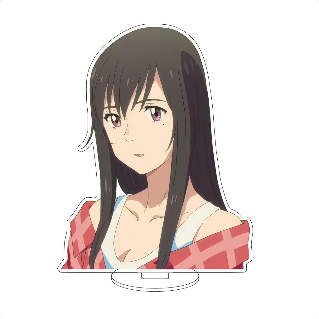 16CM Anime Your Name Cosplay Acrylic Stand Ornaments Okudera Miki Natori Sayaka Tachibana Taki Figure Stand Halloween Gifts