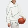Adidas Trae Young CNY Hoodie With Irregular Stripe Print Men Tops White IL6489