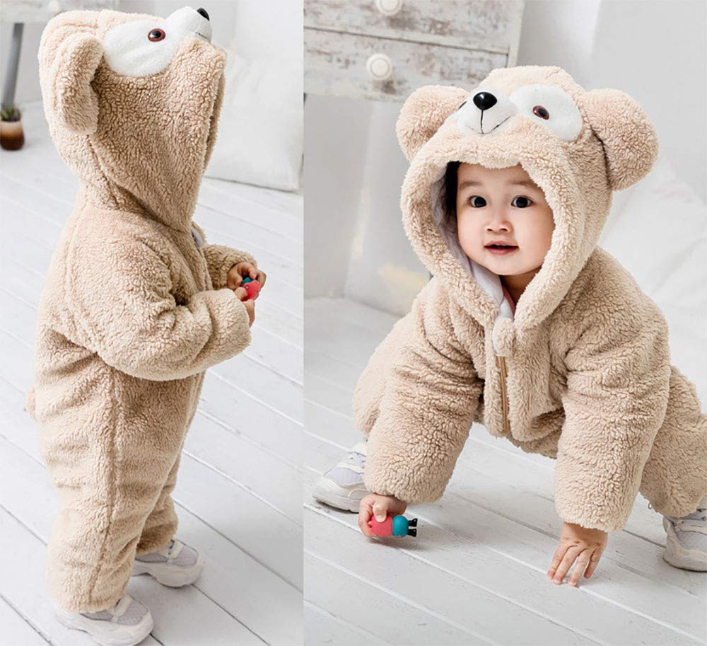 Christmas Kids Baby Kigurumi for Animal Baby Shower Fluffy Winter Baby Bear Kigurumi Boys and Baby Shower New New Commemorative Photo Shoot