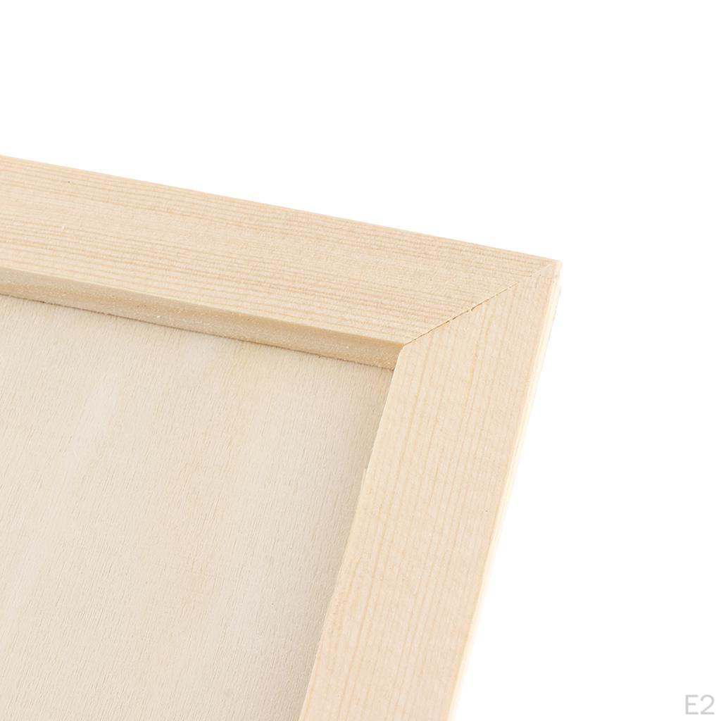 Frames, Paintable, Untreated Wooden Picture Frames for Crafting
