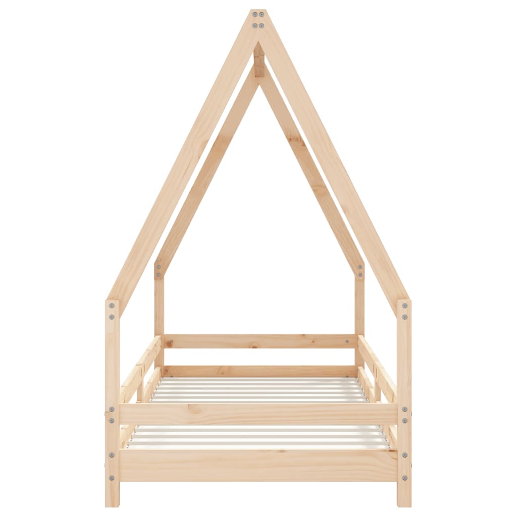 Kids Bed 80 X 200 Cm Solid Pine Wood