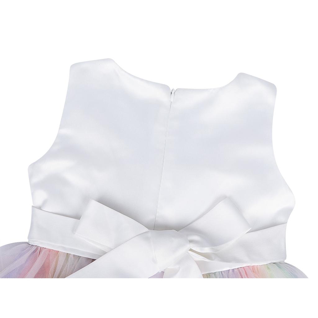 Unicorn Dress for Girls 8-10 Years 140 Cm White Halloween Christmas Party