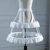 Bridal Petticoat Lovely Skirt Support Elastic Waist Half Skirt Adjustment Cosplay Daily Photography Skirt Supplies