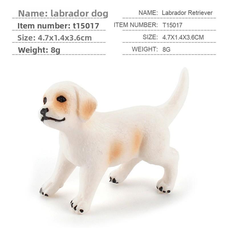 Small Shiba Inu Labrador Collie Bulldog Chihuahua Dog Model Toy For Home Decor And Collectors