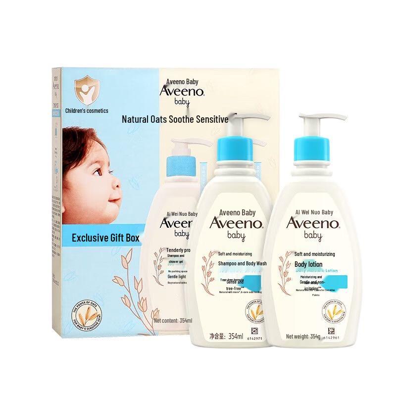 Aveeno Baby Daily Moisture Wash & Lotion Gift Set