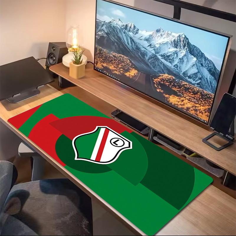 Legia Warsaw Print  Cushion Non-slip Laptop Tablet Big Mousepad XXL Mat Mini PC Playmat With Lock edge