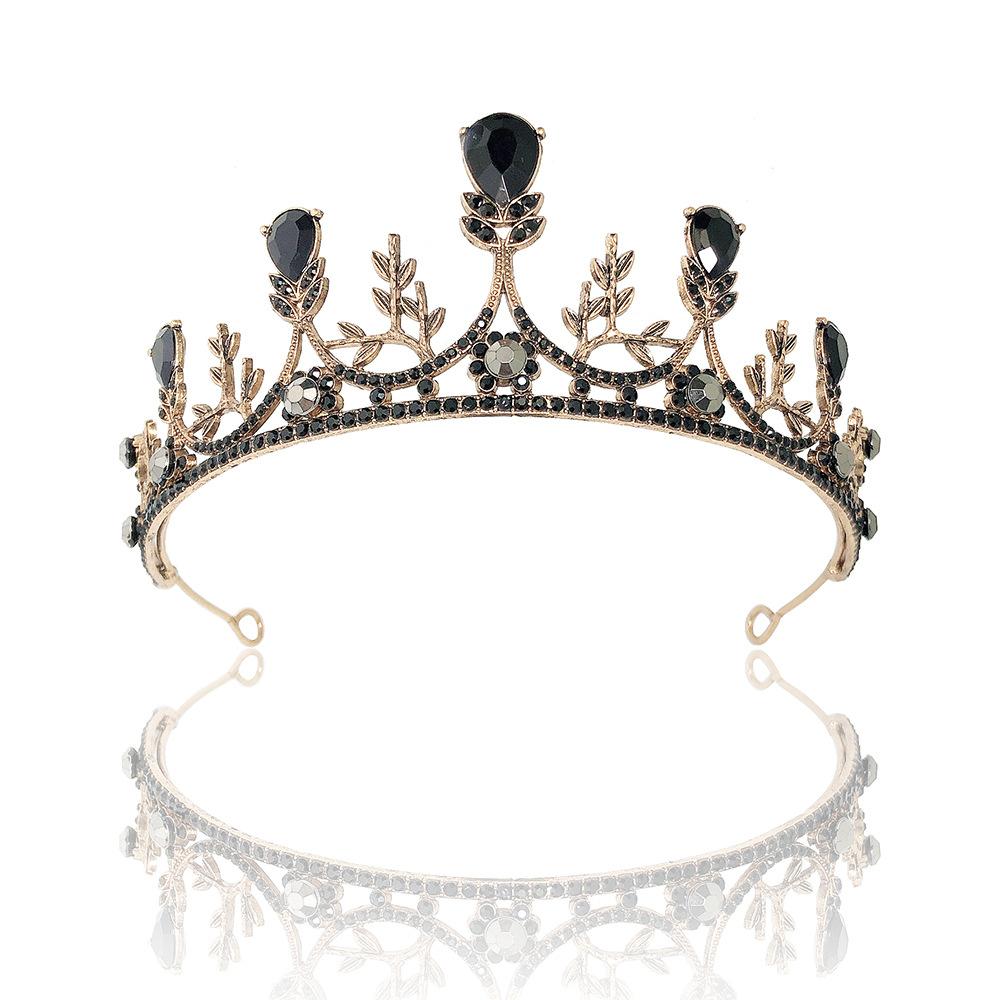 

Alloy Crown Retro Baroque Crown Halloween Party Headwear Photography Photo Bridal Accessories