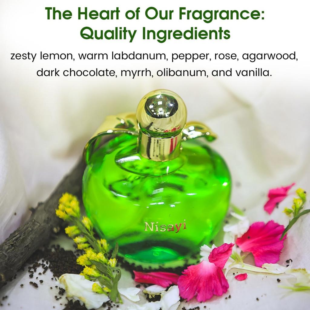 Premium Merak Luxury Perfume for Men & Women | Long Lasting Fresh Fruity & Aromatic Perfume | Lemon, Rose, Agarwood & Dark Chocolate Notes | 100ml