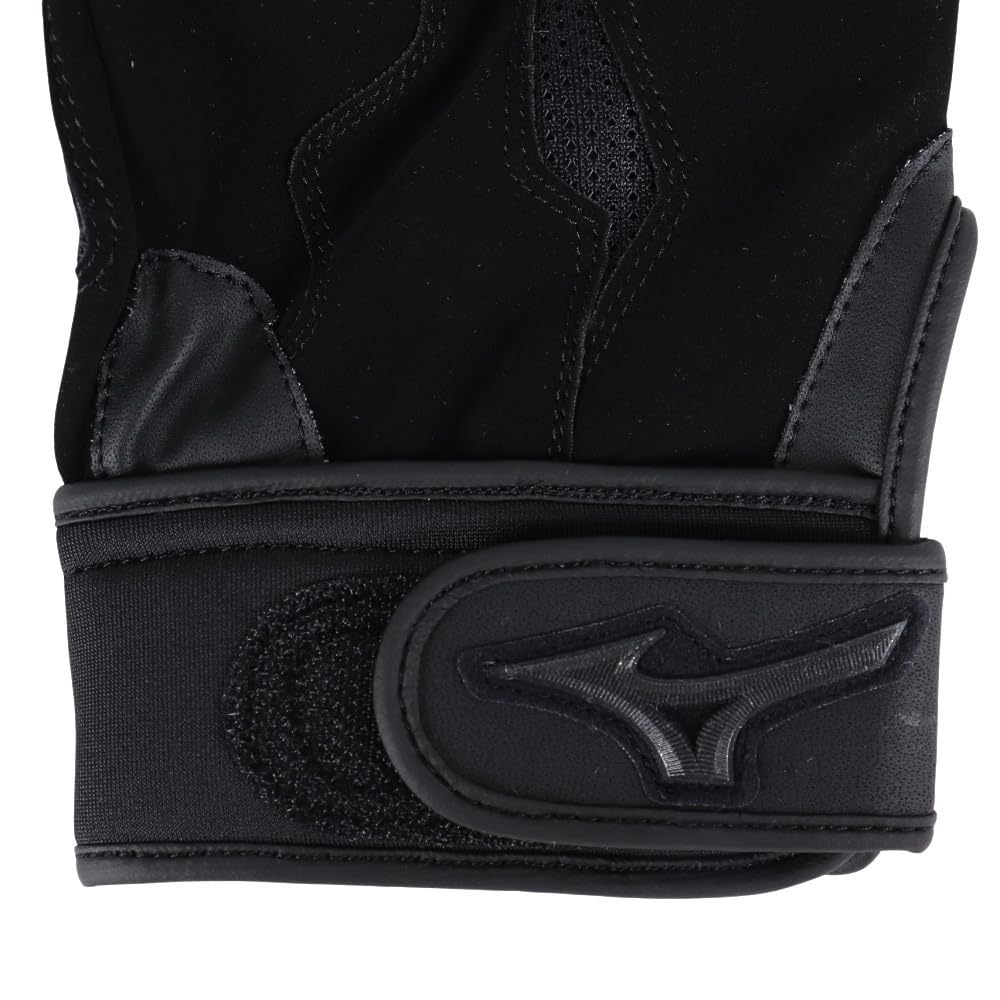 Mizuno Global Elite ZeroSpace Baseball Fielding Left High School Baseball Rules Compliant 1EJED28090 Glove, Hand, Model, (Black/M/Men's)