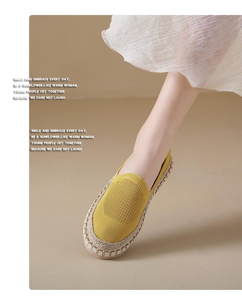 Women's Summer Slip-On Canvas Shoes - Breathable, Versatile, and Comfortable Flats