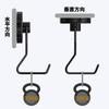 Homion Magnetic Hooks, Heavy Duty 3-Pack,Stainless
