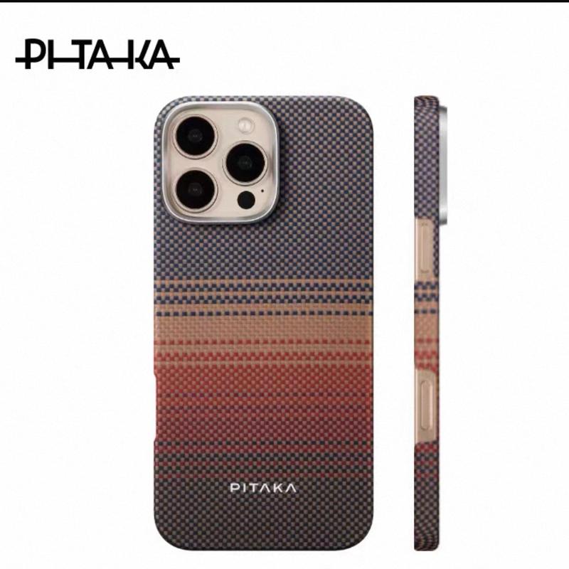 PITAKA Case For iPhone 16 Pro Kevlar Wireless Charging Back Cover Case for iPhone 16 Pro
