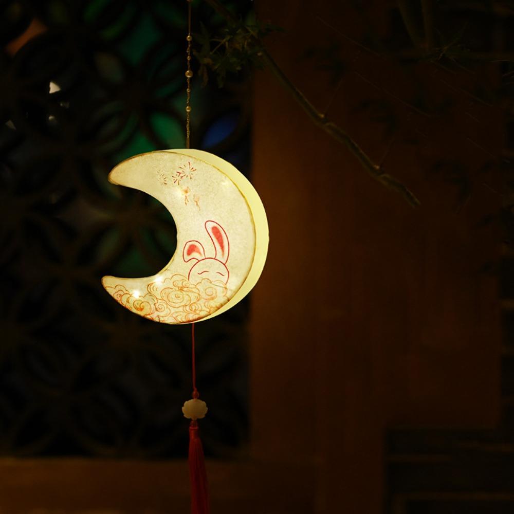 

Chinese Style Festival Lantern Material Kit Paper Ancient Style Handheld Lantern Women Children Style 7