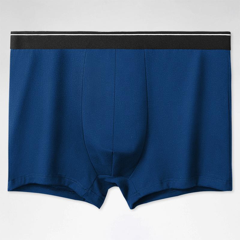 "Stollang Men's Pure Cotton Striped Boxers: Breathable & Comfortable Underwear for Middle-Aged & Elderly"