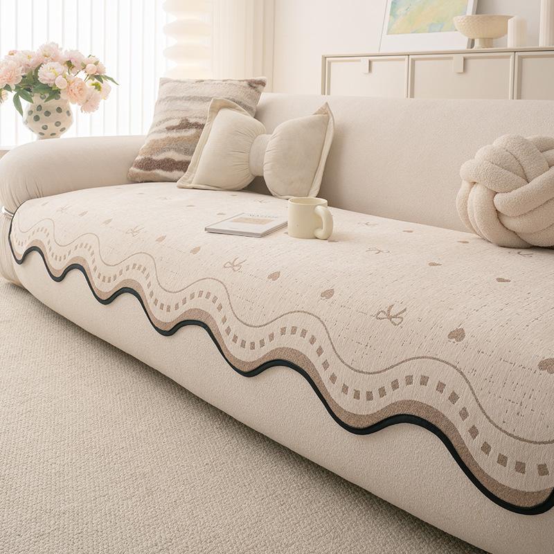 Special-Shaped Sofa Cushion Combination Universal Sofa Cushion New Irregular Sofa Cover Fixed Sofa Seat Cushion