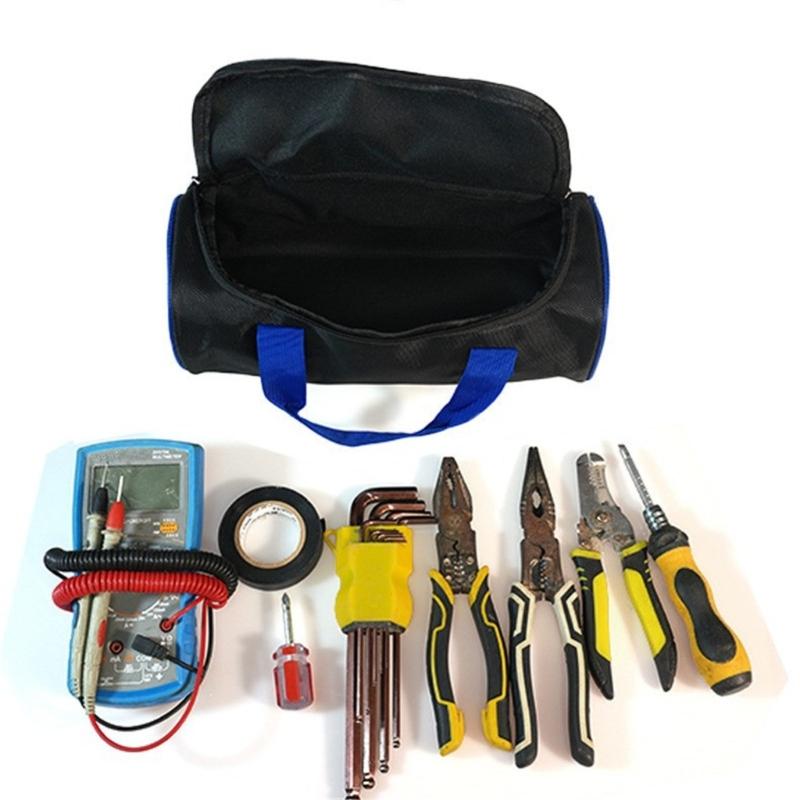 Heavy Duty Oxford Cloth Electrician Tool Bag With Large Capacity Hand Strap Zippered Tool Bag for Electrician Easy Carrying