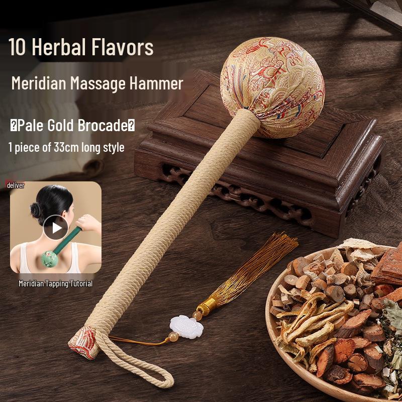 Mugwort Meridian Massage Hammer for Back & Shoulder Tapping