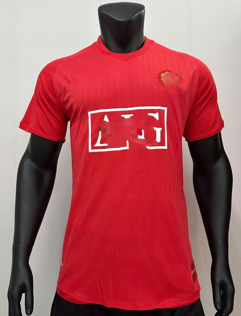 Club retro jersey home and away retro top nostalgic league Champions League version short sleeve Red Devils main Real Madrid