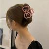 Bonbonfarbene Katzen Schleife Haarspange Damen Plastik Krallenklemme Mode Krabben Haarspange für Mädchen Süße Haarklammer Haaraccessoires