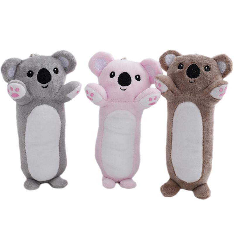 Adorable Koala Plush Toy Pillow Cozy Long Cylinder Stuffed Animal Doll Gift
