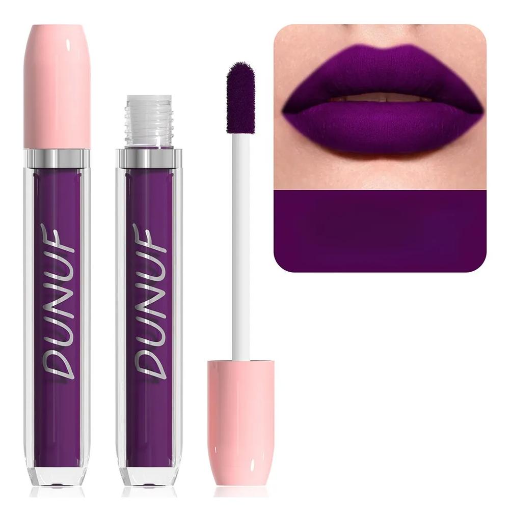 Dunuf Waterproof Matte Lip Gloss Does Not Transfer