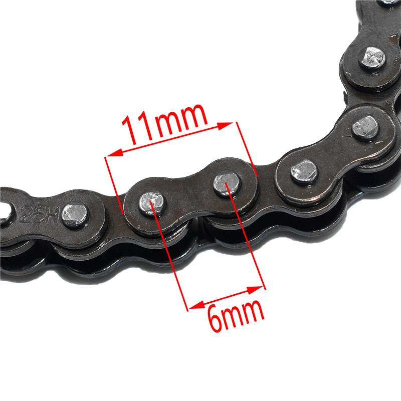 84 96 136 142 144 152 158 Link 25H Chain with Spare Master 47cc 49cc 2 Stroke Engine ATV Quad Go Kart Dirt Pocket Mini Motor