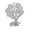 Metal Die Cuts Flower Label Embossing Template Stencil Scrapbooking for Card DIY