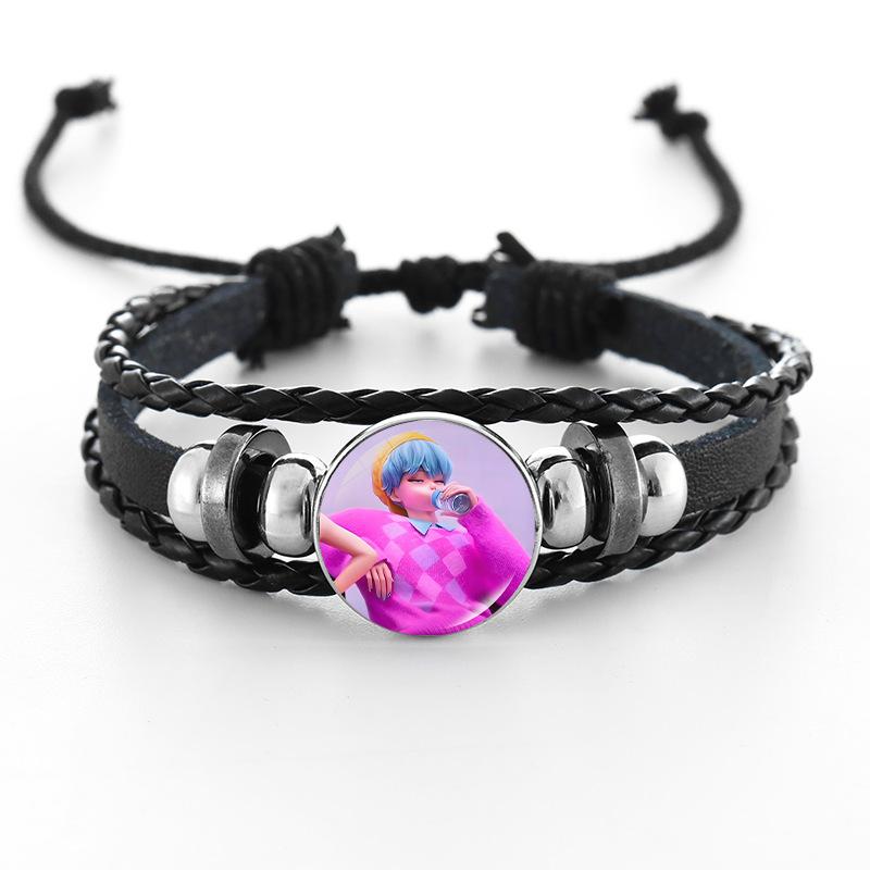 Cartoon Character Bracelet, Alloy Charm Adjustable 18+6cm Chain, Unisex Fashion Jewelry Gift for Daily Wear