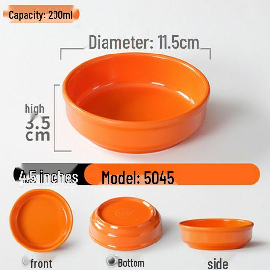 A5 Melamine Steaming Bowl - Small, Colorful, Durable for Fast Food & Steamed Dishes