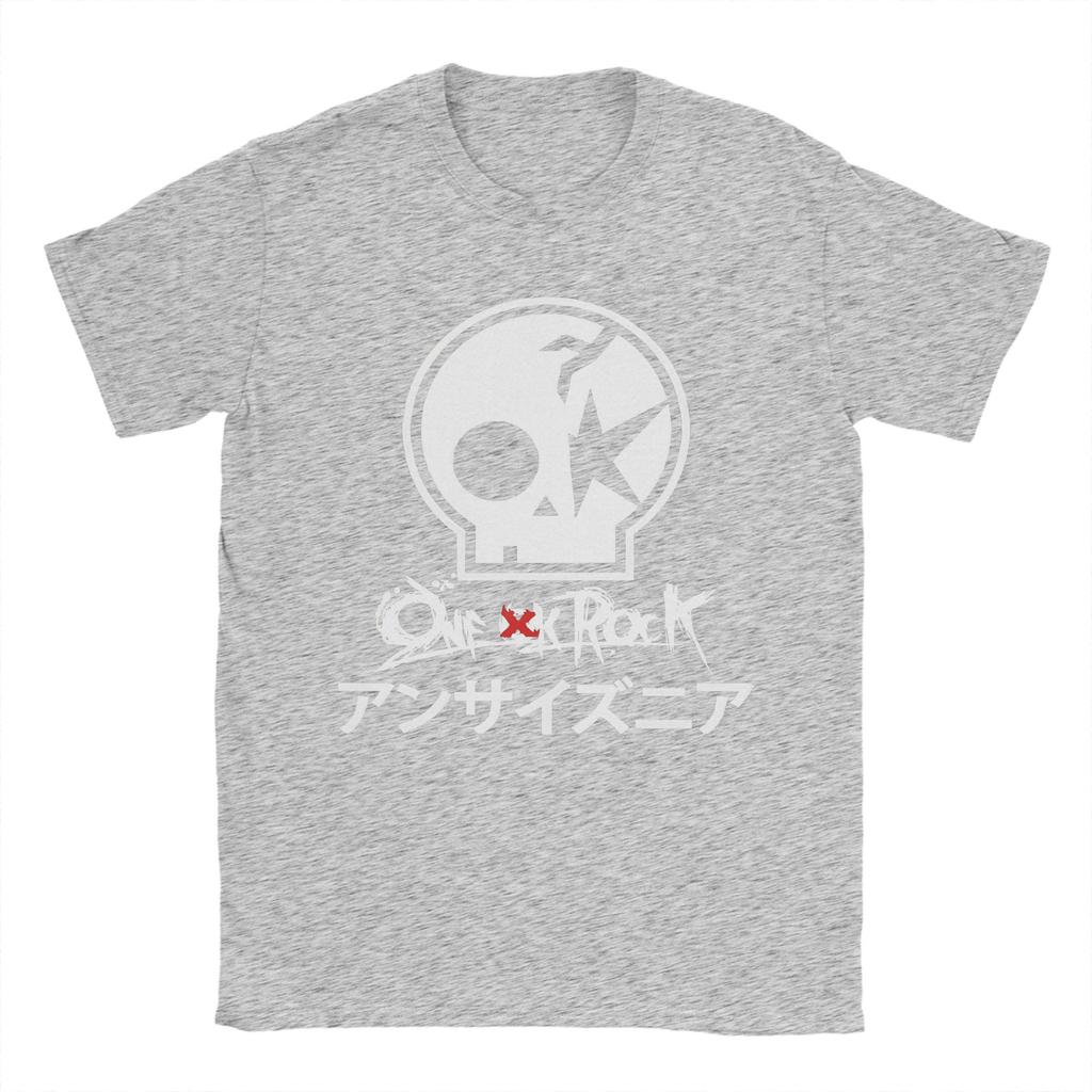 One Ok Rock Band Baumwoll-T-Shirt Für Mann Sommer Streetwear T-Shirts Rundhals Hipster T-Shirt Übergröße Bedruckte Kleidung