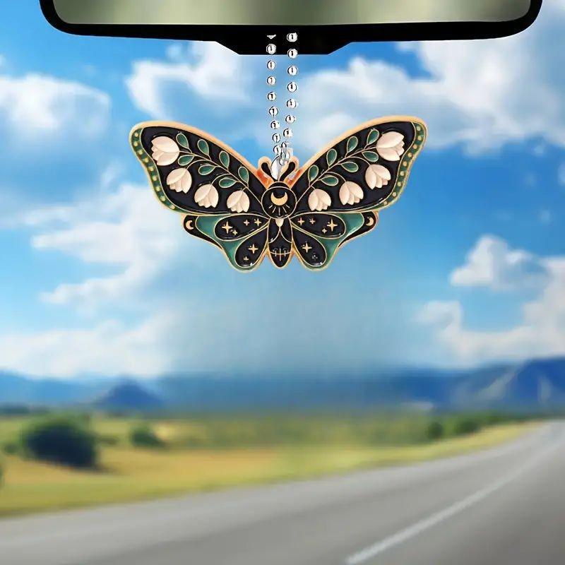 Acrylic Butterfly Distinctive Car Decor Creative Hanging Accessory For Stylish Vehicles